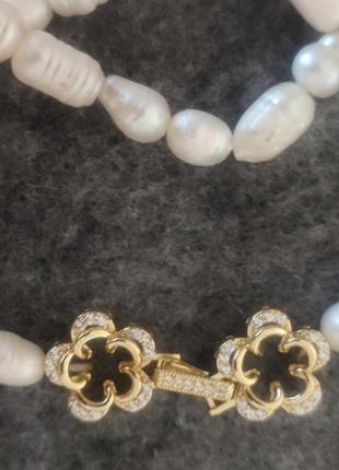 Ожерелье из натурального жемчуга
