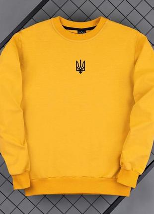 Світшот pobedov 001 - герб 4 см наклейка чорна жовтий