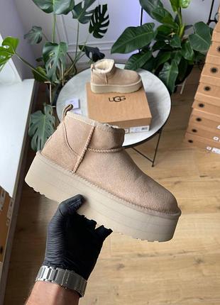 Женские ugg ultra mini platform sand