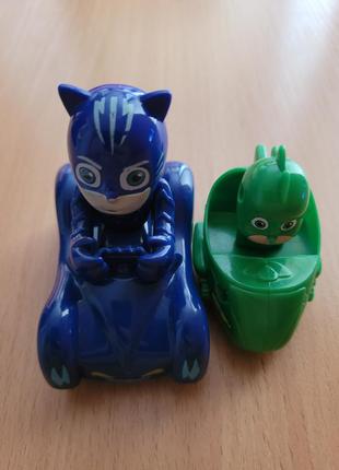 Набір іграшок "герої в масках" (pj masks)5 фото
