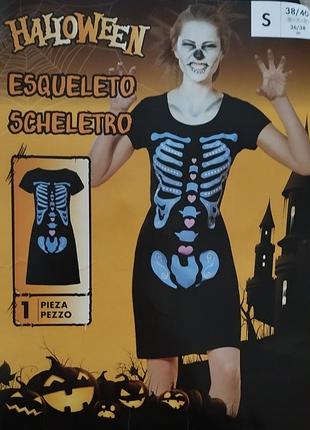 Карнавальный костюм на хеллоуин скелет вампир дракула