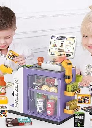 Дитячий ігровий набір супермаркет зі сканером звукові ефекти та світлові сигнали
