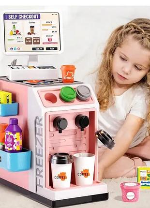 Іграшковий набір супермаркет зі сканером і кавомашиною