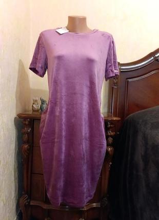 Сукня платье велюрова нова anabel arto2 фото