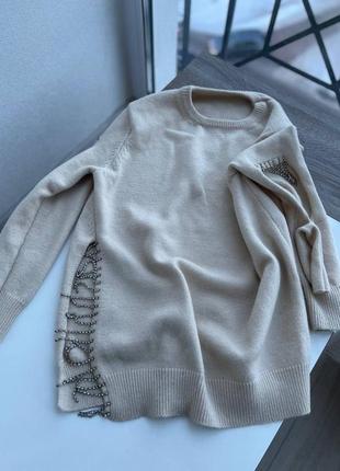 Светр кофта тепла гольф зара zara h&m кашемір водолазка