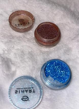 Сияющие глиттеры для глаз sinart,shine