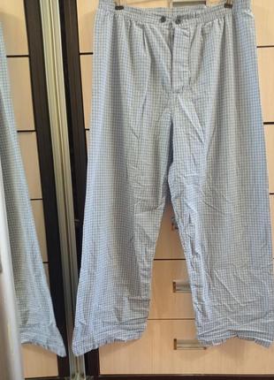 Фирменные хлопковое, домашние, пижамные штаны.