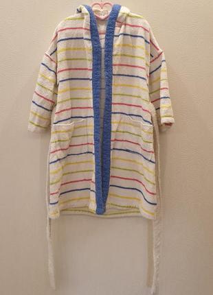 Махровый халат для душа, для бассейна, легкий, 100% коттон, нитевичка