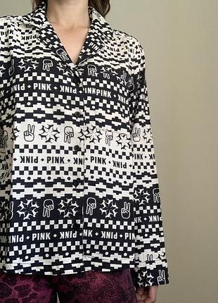 Піжамна, нічна, домашня сорочка victoria’s secret pink, оригінал