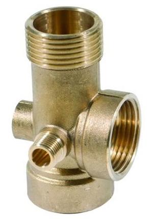 Соединитель пятивыводной 80мм 1”м×1”f×1”f×1/4”m×1/4”f aquatica (779598)