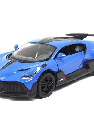 Машинка металева "bugatti divo 5", синій