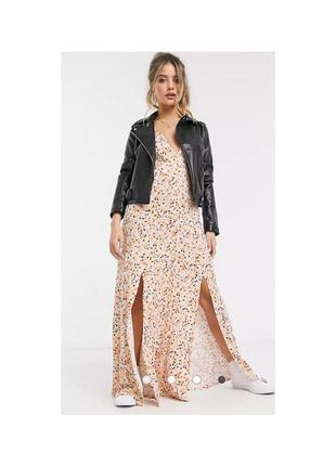 Платье с двумя разрезами  asos