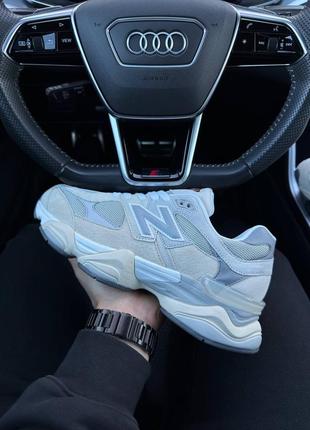 Мужские кроссовки new balance 9060 beige gray white 43-44-45
