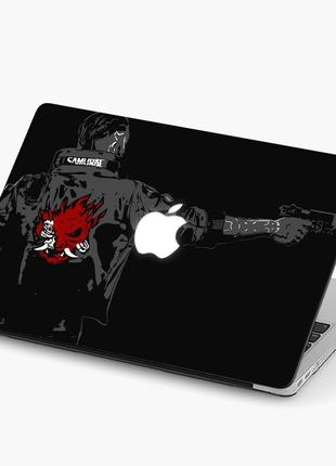 Чехол пластиковый для apple macbook pro / air киберпанк 2077 (cyberpunk 2077) макбук про case hard cover