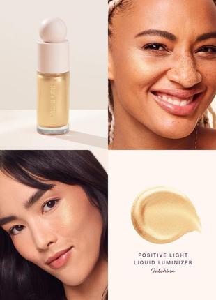 Шовковистий рідкий хайлайтер rare beauty by selena gomez positive light liquid luminizer outshine