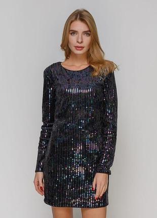 Новорічна сукня з пайєтками. новорічне плаття з пайєток