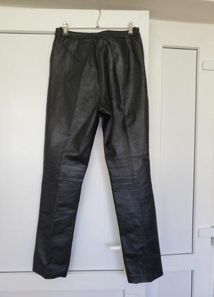 Шикарные брендовые кожаные штаны3 фото