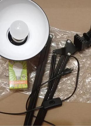 Настольная лампа для маникюра черная