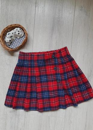 Юбка в клетку 2-4