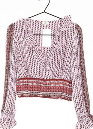 Женская блуза river island с орнаментом