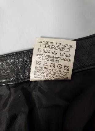 Шикарные брендовые кожаные штаны7 фото