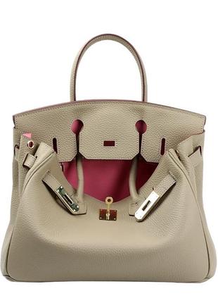 Кожаная сумка в стиле hermes5 фото