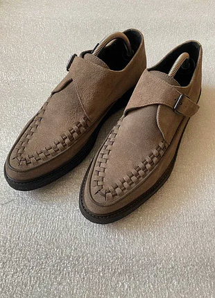 Замшевые туфли/криперсы all saints, модель arc shoes