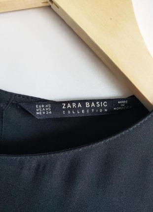 Жіноча чорна блузка zara9 фото