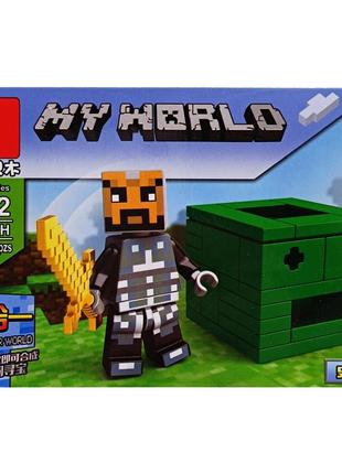 Конструктор детский "minecraft" 21032 вид 1