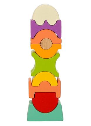 Деревянная пирамидка md 2883 баланс md 2883-2