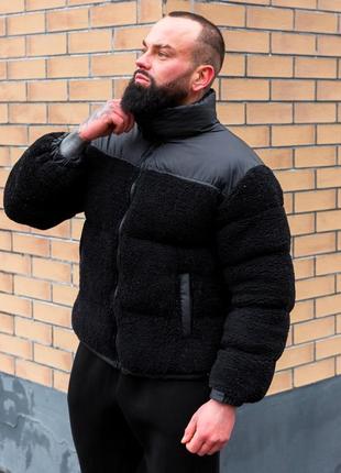 Куртка тедди чёрный s 3