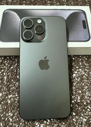 Iphone 15 pro max 256gb black titanium