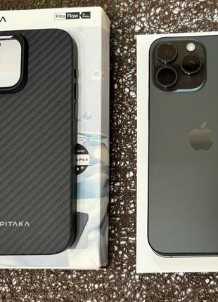 Iphone 15 pro max 256gb black titanium3 фото