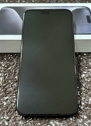 Iphone 15 pro max 256gb black titanium2 фото