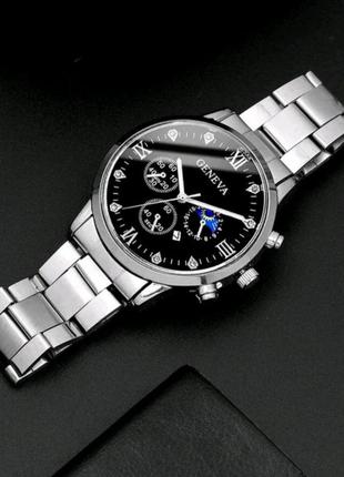 Гарний чоловічий набір із наручних годинників і браслета6 фото
