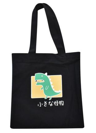 Екосумка шоппер bambi yz4711-1-2 1 відділення чорний