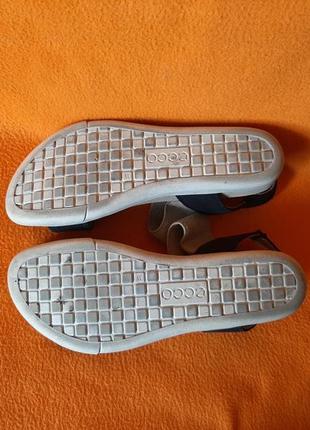 Ecco damara сандалии босоножки р.39устилка 25см8 фото