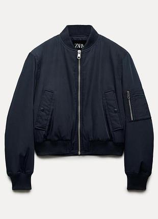 Бомбер куртка zara