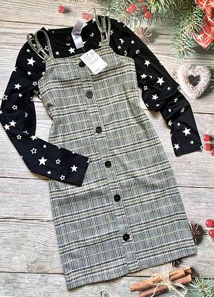 Сарафан в клетку