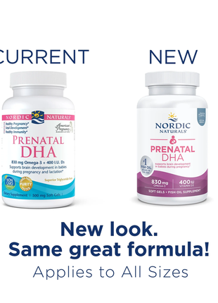 Nordic naturals, prenatal dha, пренатальна дгк, без добавок, 180 капсул