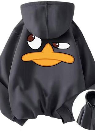 Худі на флісі  oversize duck толстовка худи