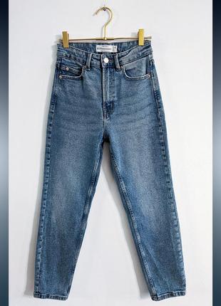 Джинси з високою посадкою stradivarius denim jeans
