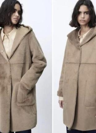 Дубленка двусторонняя zara