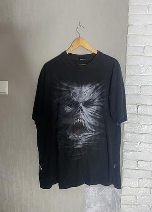 Футболка в готический принт spiral, xl
