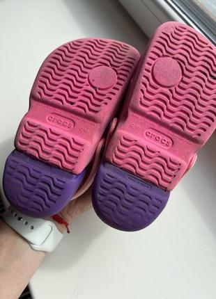 Дитячі крокси-сабо crocs 28/29 4