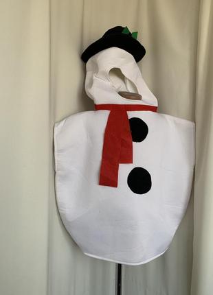 Снеговик костюм карнавальный3 фото