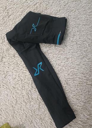 Термоштани утеплені оригінальні технологічні спорт бренду revolution racing 🐎 rvrc pro zip pants4 фото