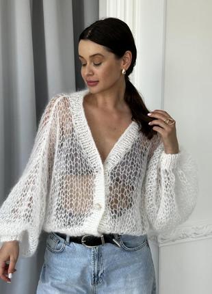 Кардиган - паутинка «видимых» от бренда аимеэ