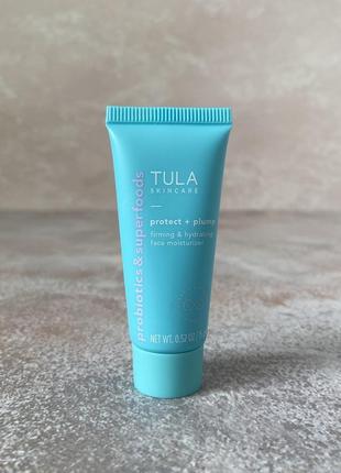 Tula - protect + plump firming & hydrating face moisturizer - зволожуючий крем проти ознак старіння, 15 g