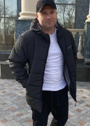 Куртка мужская зимняя плащевка синтипух300 m; l; xl; 2xl sin810-2015sве